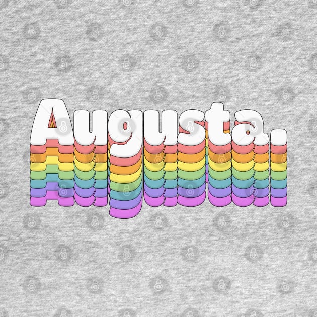 Augusta \\// Retro Typography Design by DankFutura